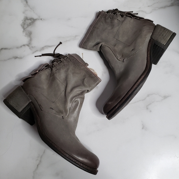 AS 98 Oswald Boots Smoke Size 41 Leather NEW - Picture 2 of 7